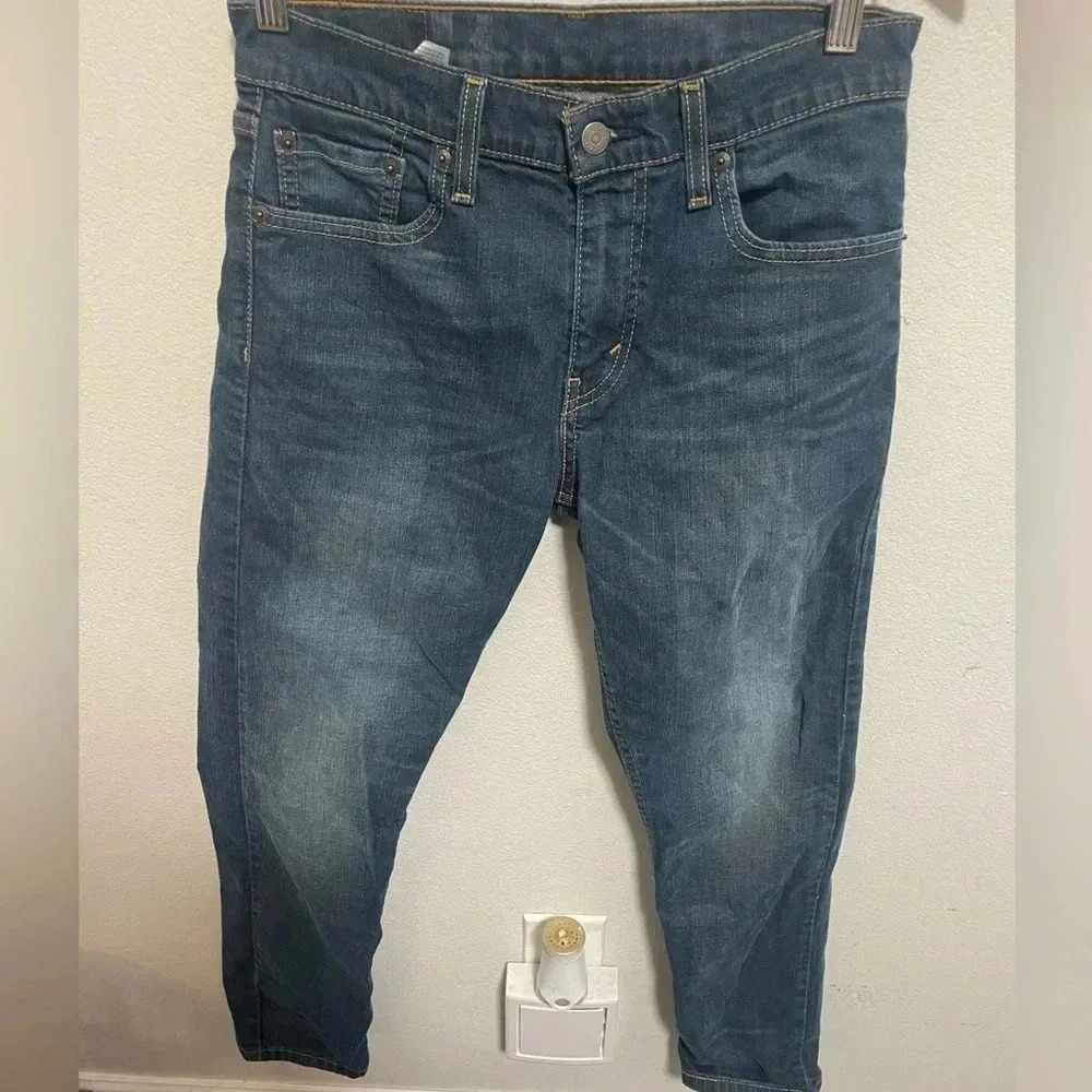 Levi’s Strauss men’s straight denim blue‎ jeans size w29 L30